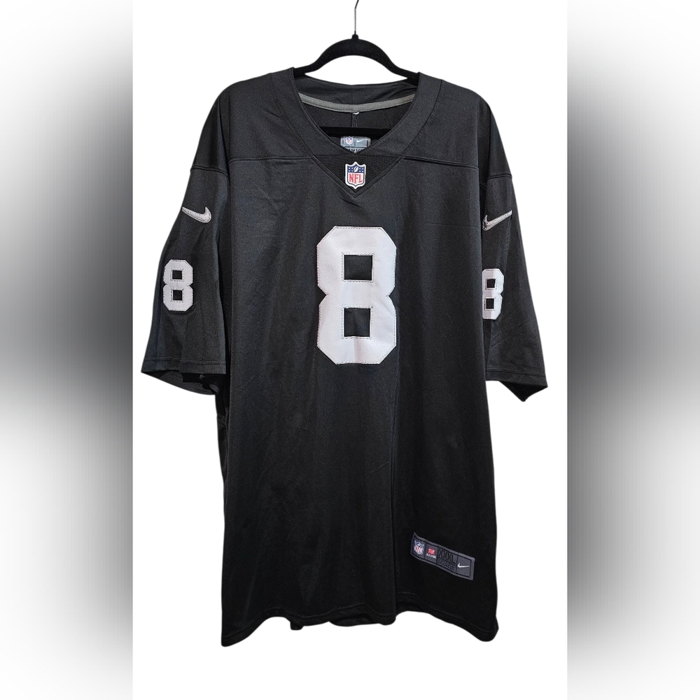 Ray Guy #8 Las Vegas Raiders Jersey – Nike NFL On Field – Black – Size XXXL NWT